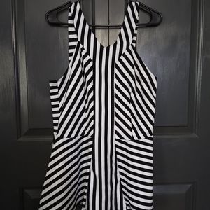 Torrid Striped Peplum Top